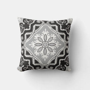 60s retro pattern cushion