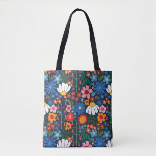 60s Retro Summer Tote Bag