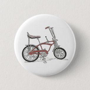 60's Schwinn Stingray Apple Krate Muscle Bike 6 Cm Round Badge