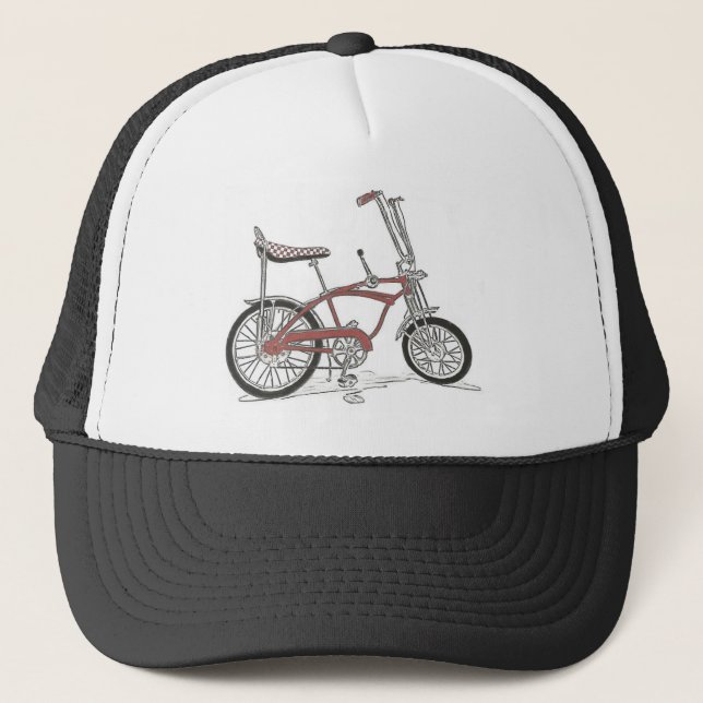 60's Schwinn Stingray Apple Krate Muscle Bike Trucker Hat (Front)