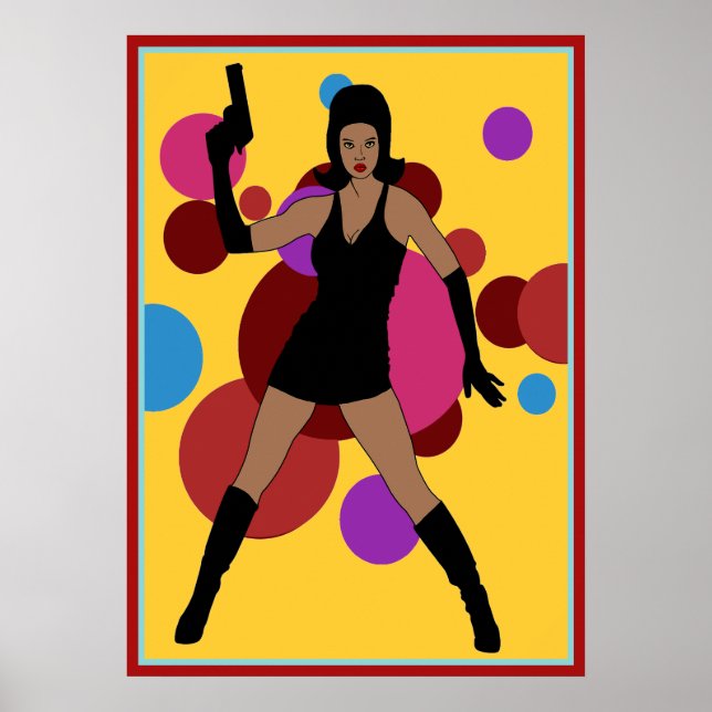 60s Spy Girl Poster (Front)