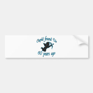60th. Anniversary Bumper Sticker