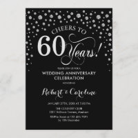 60th Anniversary Celebration - Silver Black