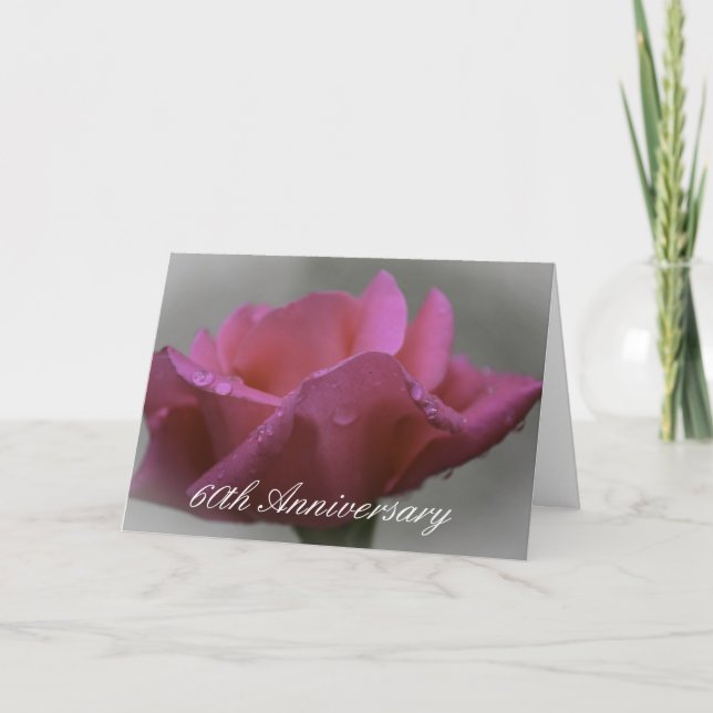 60th Anniversary Greeting Card (Front)