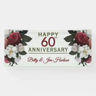60th Anniversary Party Hanging Banner