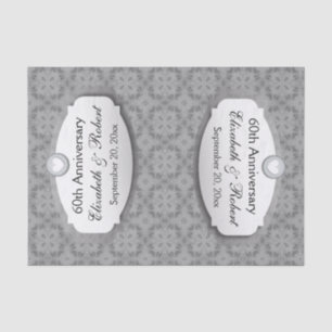 60th Anniversary Wedding Anniversary Diamond Z01 Tissue Paper