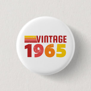 60TH BIRTHDAY 3 CM ROUND BADGE