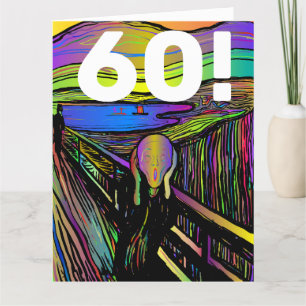 60TH BIRTHDAY 60 FUNNY GREETING CARD