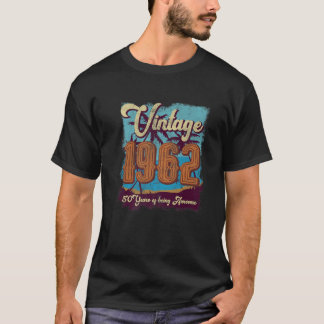 60Th Birthday 60 Years Of Being Awesome Design T-Shirt