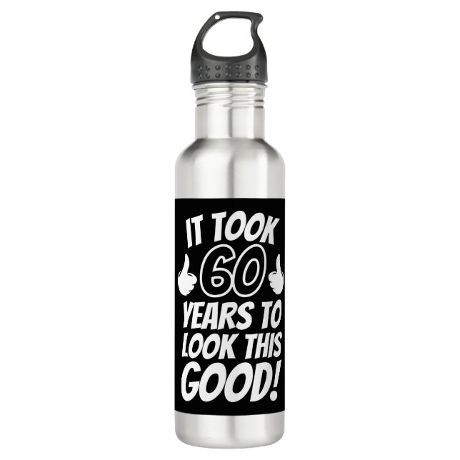 60th Birthday 710 Ml Water Bottle (Front)