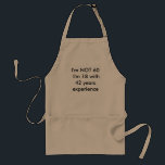 60th Birthday Apron<br><div class="desc">I'm NOT 60 I'm 18 with 42 years experience</div>