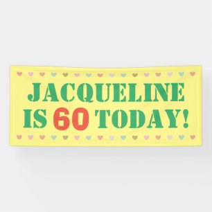 60th Birthday Banner