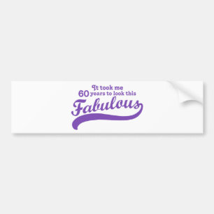 60th Birthday Bumper Sticker