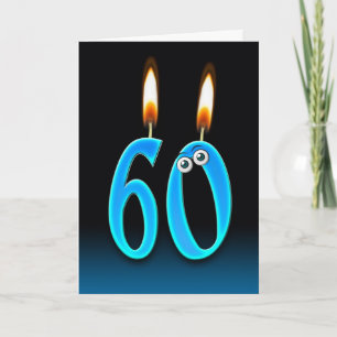 60th Birthday Candles Card