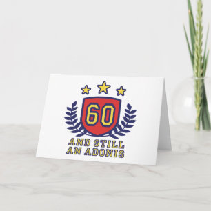 60th Birthday Card