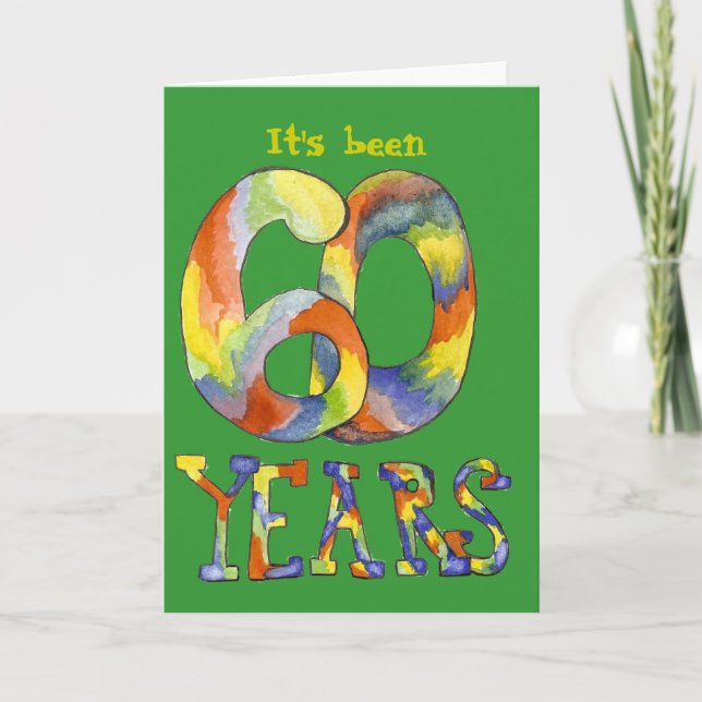 60th Birthday Card (Front)