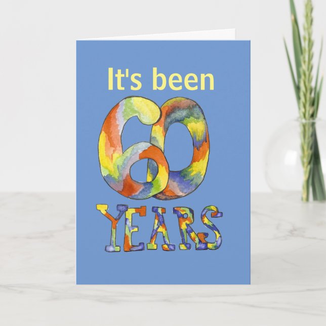 60th Birthday Card (Front)