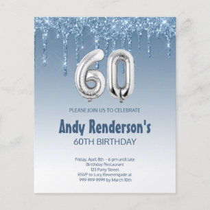 60th Birthday card for him