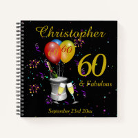 60th Birthday Celebration Black Party Guest