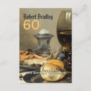 60th Birthday Celebration Customisable Invitation