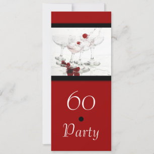 60th Birthday celebration party major CUSTOMIZE Invitation