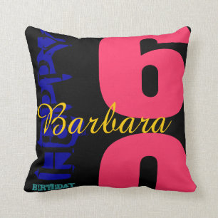 60th Birthday Celebration Personalised POP Pillow