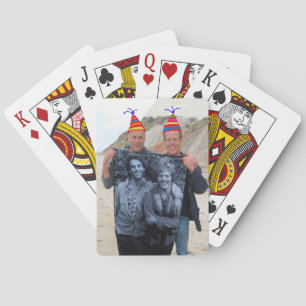 60th birthday celebration playing cards