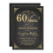 60th Birthday - Chalkboard Gold