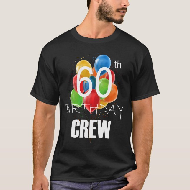 60th Birthday Crew 60 Party Crew Group Women  T-Shirt (Front)