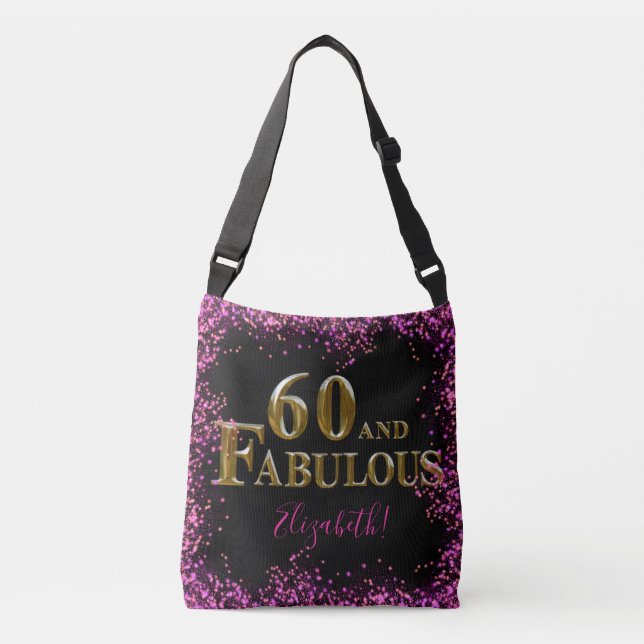60th Birthday  Crossbody Bag (Front)