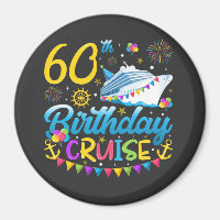 60th Birthday Cruise B-Day Party Circle