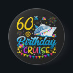 60th Birthday Cruise B-Day Party Round 7.5 Cm Round Badge<br><div class="desc">60th Birthday Cruise B-Day Party Funny design Gift Round Button Classic Collection.</div>