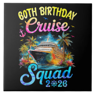 60Th Birthday Cruise Squad 2026 Cruising Party Tile