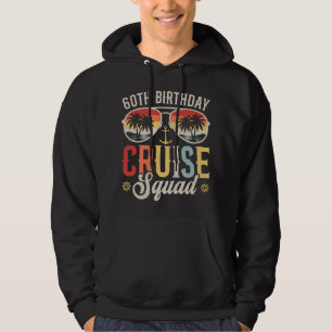 60TH Birthday Cruise Squad Family Matching Men Hoodie