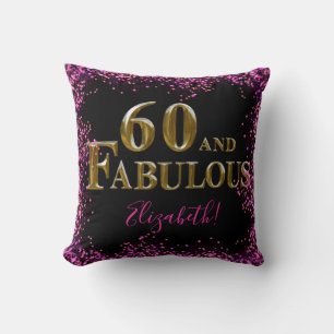 60th Birthday  Cushion