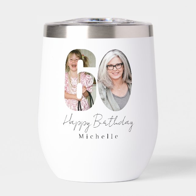 60th Birthday Custom Photo  (Front)