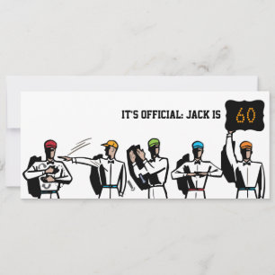 60th Birthday Football Party Invitation - Foul!