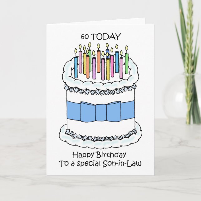 60th Birthday for Son-in-Law Card (Front)