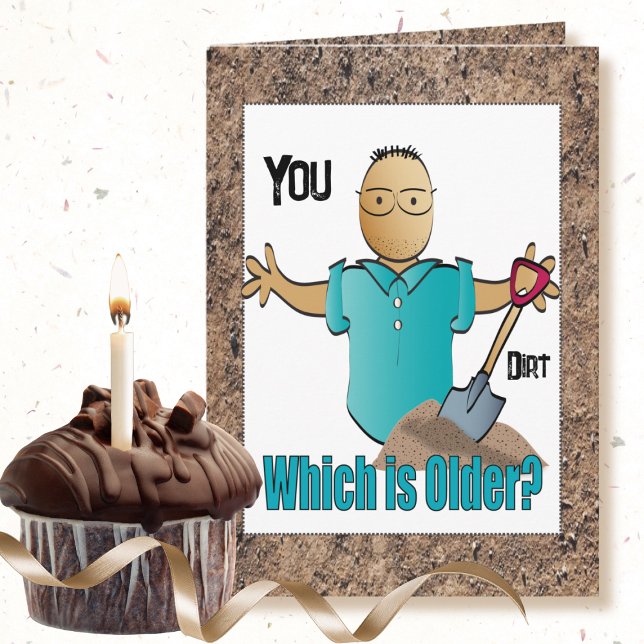 60th Birthday Funny Sarcastic Ethnic Male Cartoon  Card (Creator Uploaded)