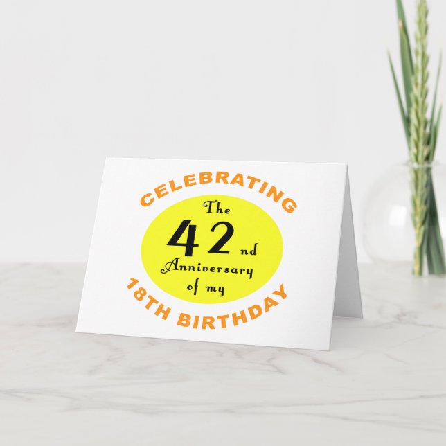 60th Birthday Gag Gift Card (Front)