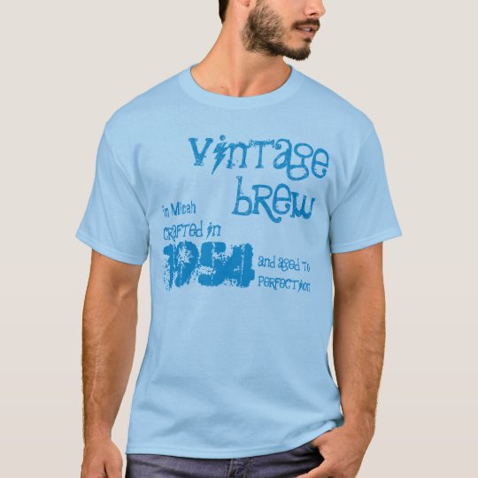60th Birthday Gift 1954 Vintage Brew V07 T-Shirt