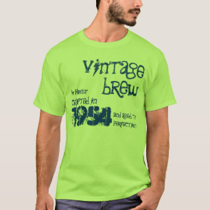 60th Birthday Gift 1954 Vintage Brew V07N T-Shirt