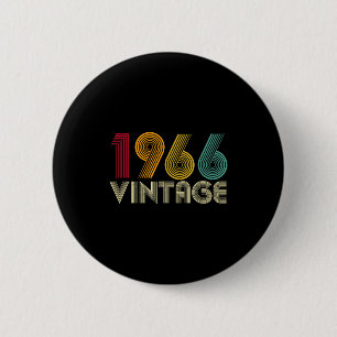 60th Birthday Gift 60 Years Old Men Women Retro Vi 6 Cm Round Badge