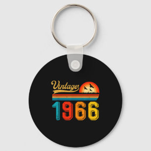 60th Birthday Gift 60 Years Old Men Women Retro Vi Key Ring