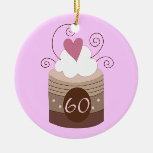 60th Birthday Gift Ideas For Her Ceramic Tree Decoration