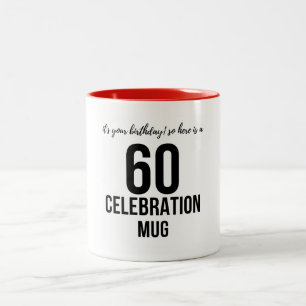 60th birthday gift mug   Birthday gift idea