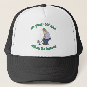 60th Birthday Golfer Gag Gift Trucker Hat