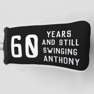 60th Birthday Golfer Sixty Dad Golfer Golf Golf Head Cover