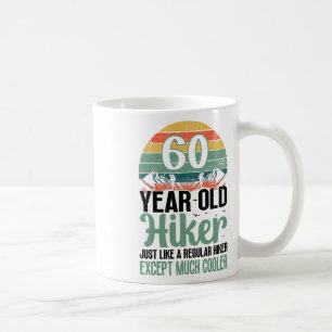 60th Birthday Hiker Mountain 60 Years Old Hiking L Coffee Mug