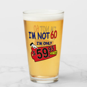 60th Birthday Humour 59.95 Pint Glass